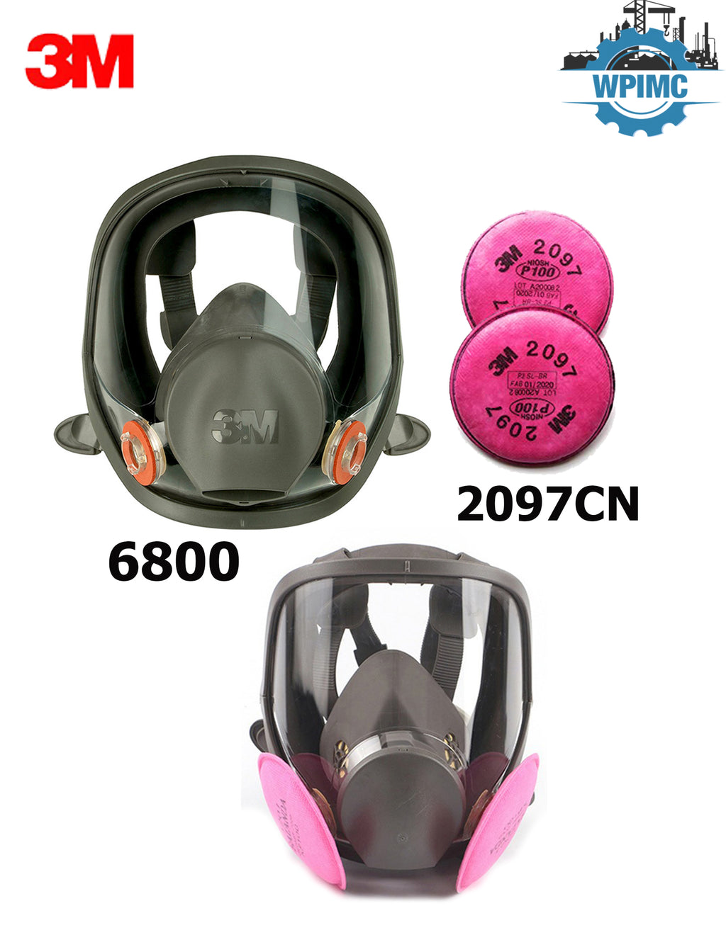 3M 6800 Mask + 2097CN