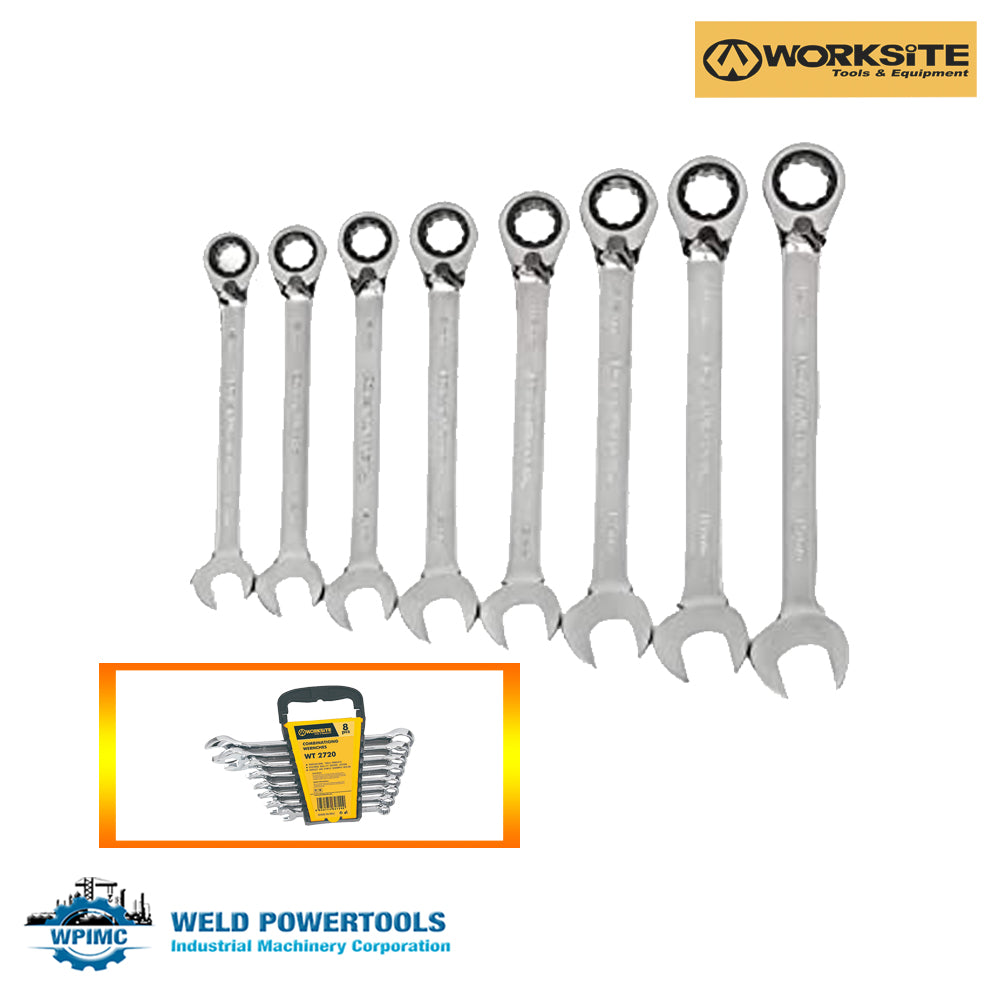 WORKSITE 8PCS. COMBINATION WRENCHES WT2720