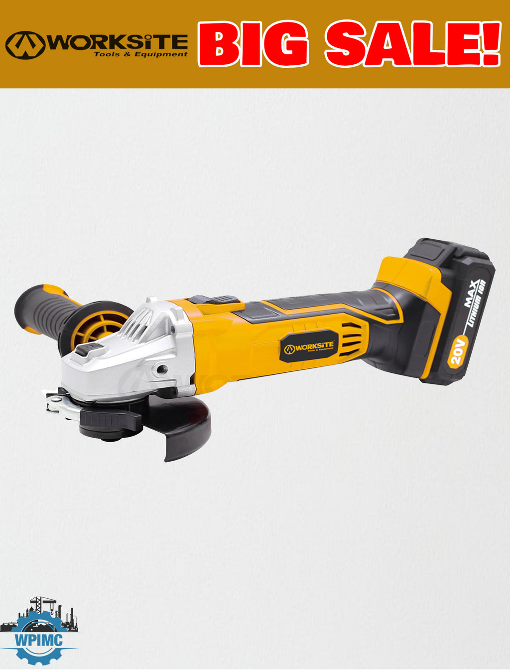 WORKSITE CORDLESS ANGLE GRINDER CAG326