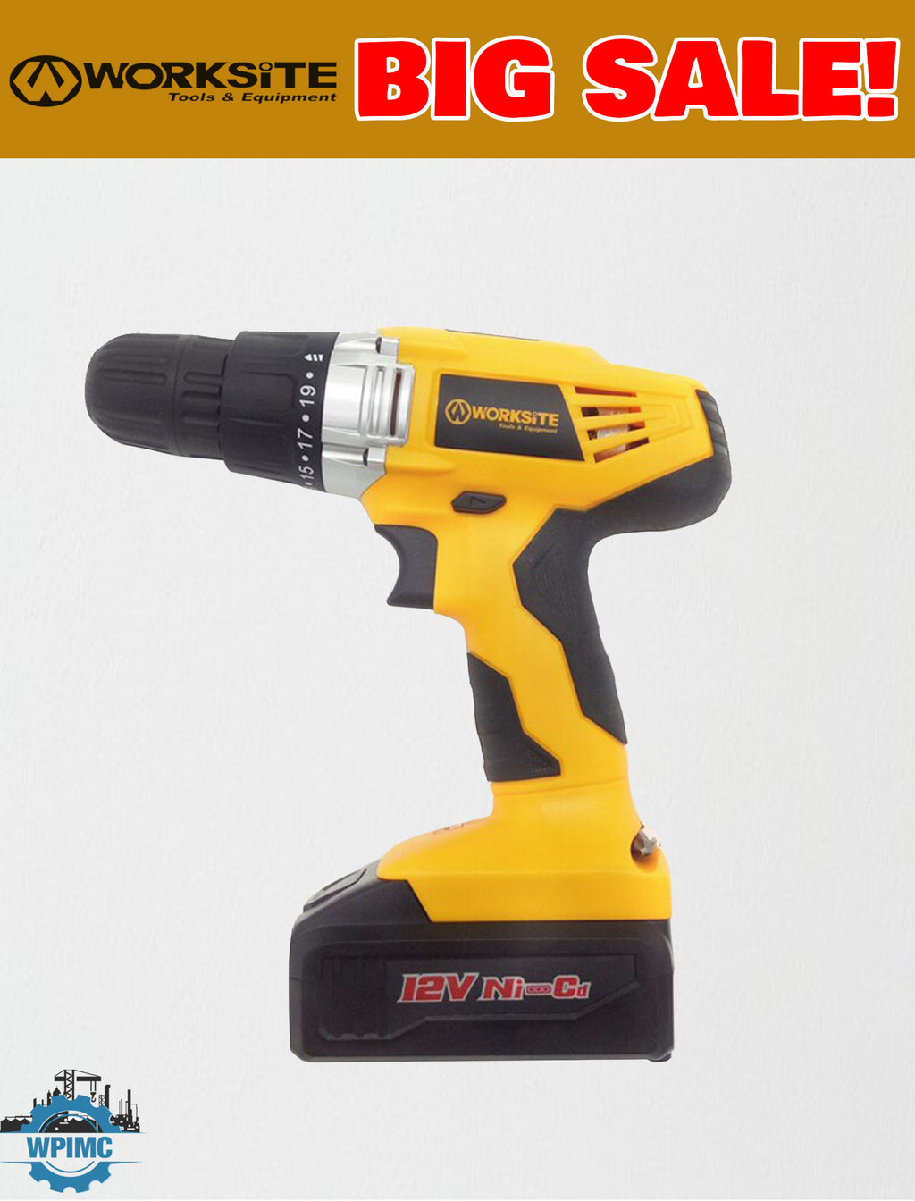 WORKSITE CORDLESS DRILL CD304-12
