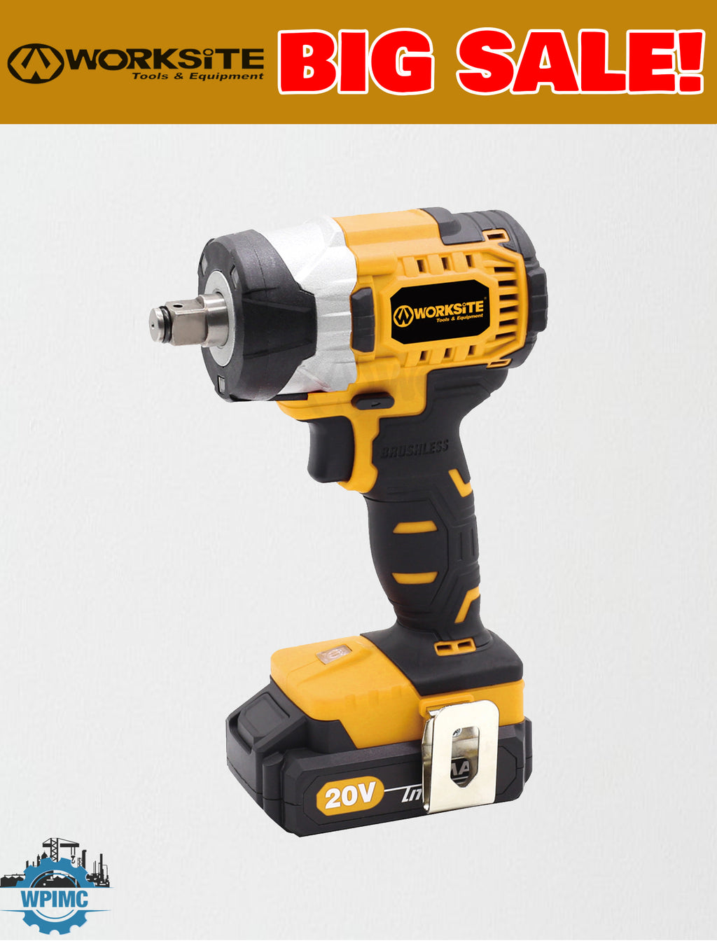 WORKSITE BRUSHLESS CORDLESS IMPACT DRIVER CIS320A